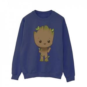 Marvel Heren I Am Groot Chibi Wave Pose Sweatshirt L wit