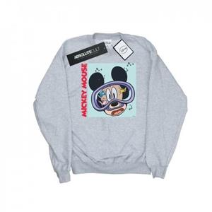Disney Heren Mickey Mouse onderwatersweatshirt S wit