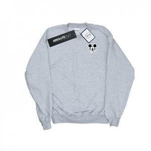 Disney Heren Mickey Mouse Don't Speak borstprint sweatshirt L wit