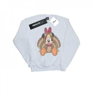 Disney Heren Minnie Mouse Thanksgiving Turkije kostuum sweatshirt L wit