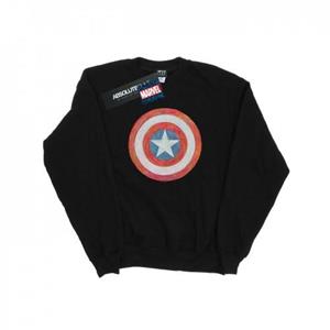 Marvel Heren Captain America Sketched Shield-sweatshirt L wit