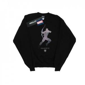 Marvel Hawkeye silhouet herensweatshirt M wit