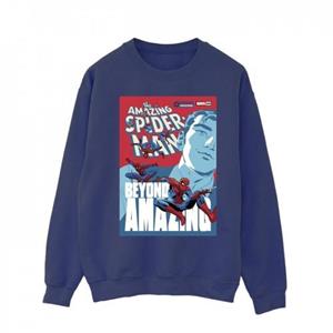 Marvel Spider-Man Beyond Amazing Cover-sweatshirt voor heren L wit