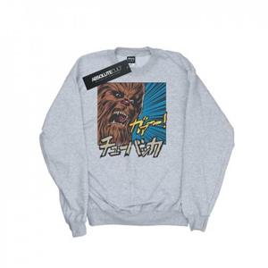 Star Wars Mens Chewbacca Roar Pop Art Sweatshirt L wit