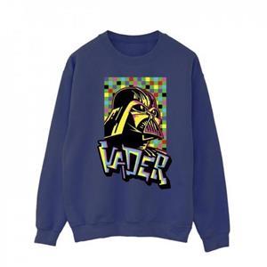 Star Wars Mens Vader Graffiti Pop Art Sweatshirt L wit