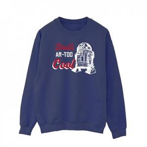 Star Wars heren vaders R2 cool sweatshirt L wit