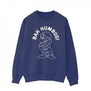 Disney Heren Sneeuwwitje Grumpy Humbug Sweatshirt L marineblauwe kleur