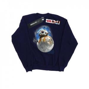 Star Wars Mens The Last Jedi BB-8 Brushed Sweatshirt L wit