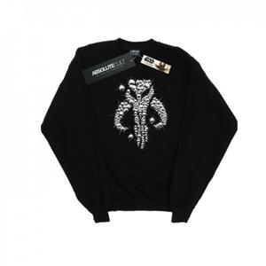 Star Wars Heren The Mandalorian Blaster Skull Sweatshirt M wit
