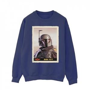 Star Wars heren het Mandalorian Boba Fett-sweatshirt L wit