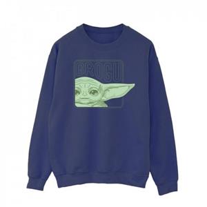 Star Wars Heren The Mandalorian Grogu Box Sweatshirt L wit