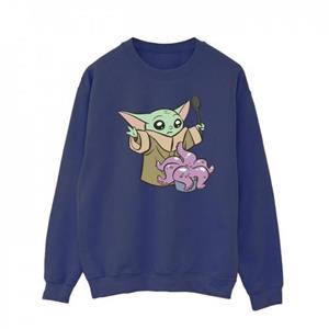Star Wars Heren The Mandalorian Spooky Cooking Sweatshirt L wit