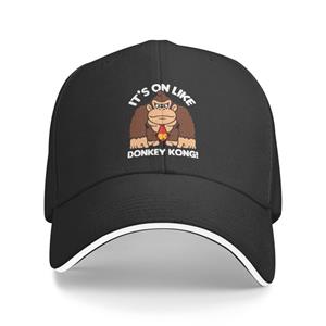 91530102MAC2AA7079 Punk It's On Donkey Kong Baseball Cap Unisex Dames Ademend Gorilla Dad Hat Outdoor Baseball Cap