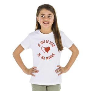 We are family Kinder t-shirt IK BEN MIJN MAMMA WAF KIJK UIT 2 ans wit