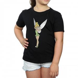 Klassiek katoenen T-shirt voor meisjes van Tinkerbell 12-13 wit