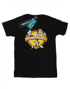 Animaniacs meisjes logo Crest katoenen T-shirt 12-13 wit