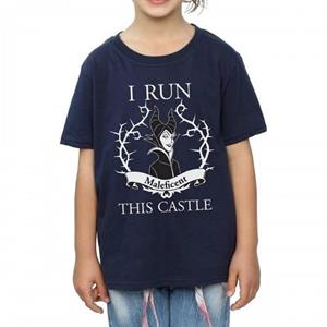 Maleficent Girls Ik run dit katoenen T-shirt van Castle 12-13 wit