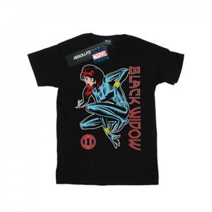 Marvel Black Widow In Action T-shirt voor jongens 9-11 Years wit