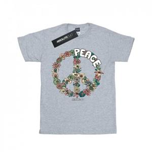 Woodstock jongens bloemen vrede T-shirt 9-11 Years wit