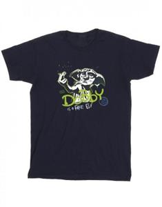 Harry Potter Girls Dobby A Free Elf katoenen T-shirt 12-13 zwart
