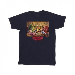 Pertemba FR - Apparel Netflix Boys Stranger Things kerstbijeenkomst T-shirt 9-11 Years wit