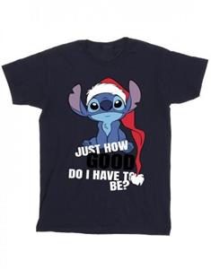 Disney Girls Lilo & Stitch Just How Good katoenen T-shirt 12-13 zwart