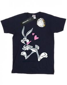 Looney Tunes meisjes Bugs Bunny In Love katoenen T-shirt 7-8 Years wit