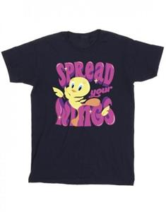 Looney Tunes Girls Tweeday Spread Your Wings katoenen T-shirt 3-4 Years wit