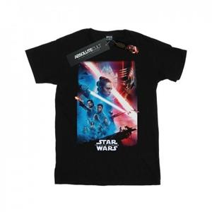 Star Wars Boys The Rise Of Skywalker Theatrical Poster T-Shirt 12-13 zwart