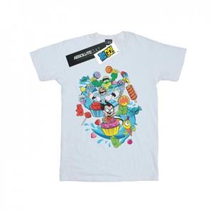 DC Comics jongens Teen Titans Go Candy Mania T-shirt 7-8 Years wit