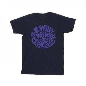 Pertemba FR - Apparel Willy Wonka & The Chocolate Factory T-shirt met getypt logo voor jongens 5-6 Years wit
