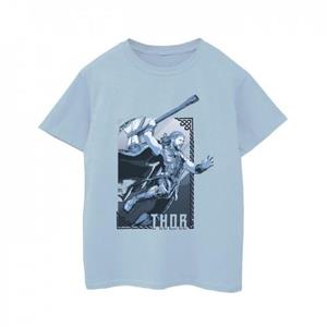 Marvel Boys Thor Love en Thunder Attack T-shirt 5-6 Years wit