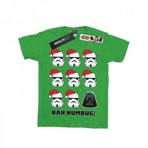 Star Wars Girls Christmas Humbug Cotton T-Shirt 5-6 Years wit