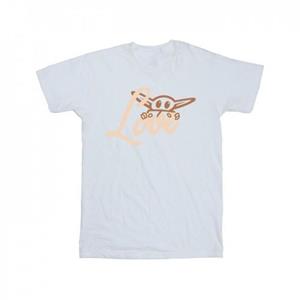 Star Wars Girls Grogu Love Cotton T-Shirt 5-6 Years wit