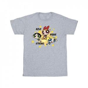 Pertemba FR - Apparel Het Powerpuff Girls Boys Girls Bold Brave Strong T-shirt 12-13 wit