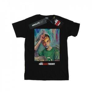 The Big Bang Theory Het Big Bang Theory Boys Sheldon Loser schilderij T-shirt 12-13 wit
