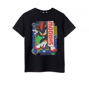 Sonic The Hedgehog Boys Shadow T-shirt met korte mouwen 11-12 zwart