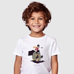 Le Roi du Tshirt Tshirt Enfant BATMAN & ROBIN 2 ans wit