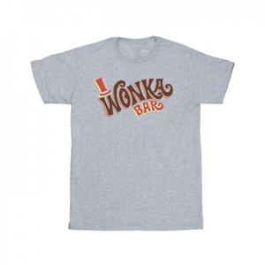 Pertemba FR - Apparel Willy Wonka katoenen T-shirt met barlogo voor meisjes 5-6 Years wit