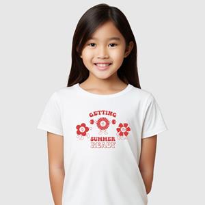 Le Roi du Tshirt Tshirt Enfant GETTING SUMMER READY 2 ans wit