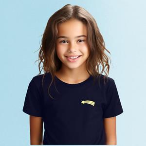 Le Roi du Tshirt Tshirt Enfant ETOILE FILANTE 2 ans marineblauwe kleur