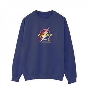 DC Comics Heren sweatshirt met het Flash Lightning-logo L wit