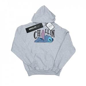 Disney Lilo en Stitch Chillin-hoodie voor heren L wit