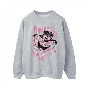 Disney Heren Alice In Wonderland Chesire Cat Sweatshirt XXL wit