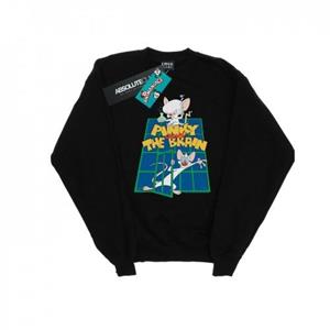 Animaniacs Heren Pinky en het Brain Laboratory Sweatshirt M wit