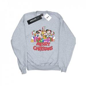 Disney meisjes Mickey Mouse en vrienden kerstsweater 5-6 Years wit
