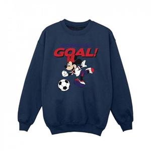 Disney meisjes Minnie Mouse gaan voor doel Sweatshirt 5-6 Years wit