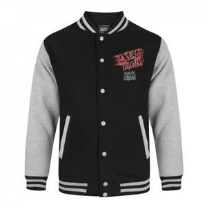 Suicide Squad Varsity-jack voor heren S grijs/zwart