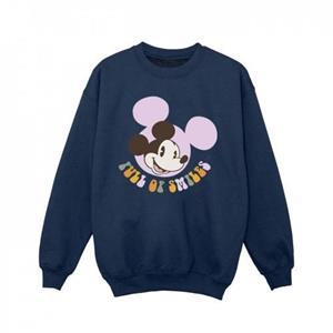 Disney meisjes Mickey Mouse vol glimlach sweatshirt 5-6 Years wit