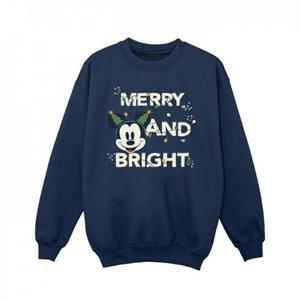 Disney meisjes Mickey Mouse vrolijk en helder sweatshirt 12-13 zwart